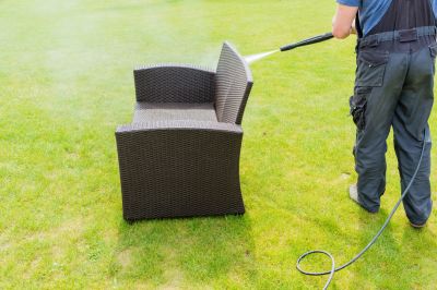 Remove Dirt, Grime, and Debris from the Patio Furniture!